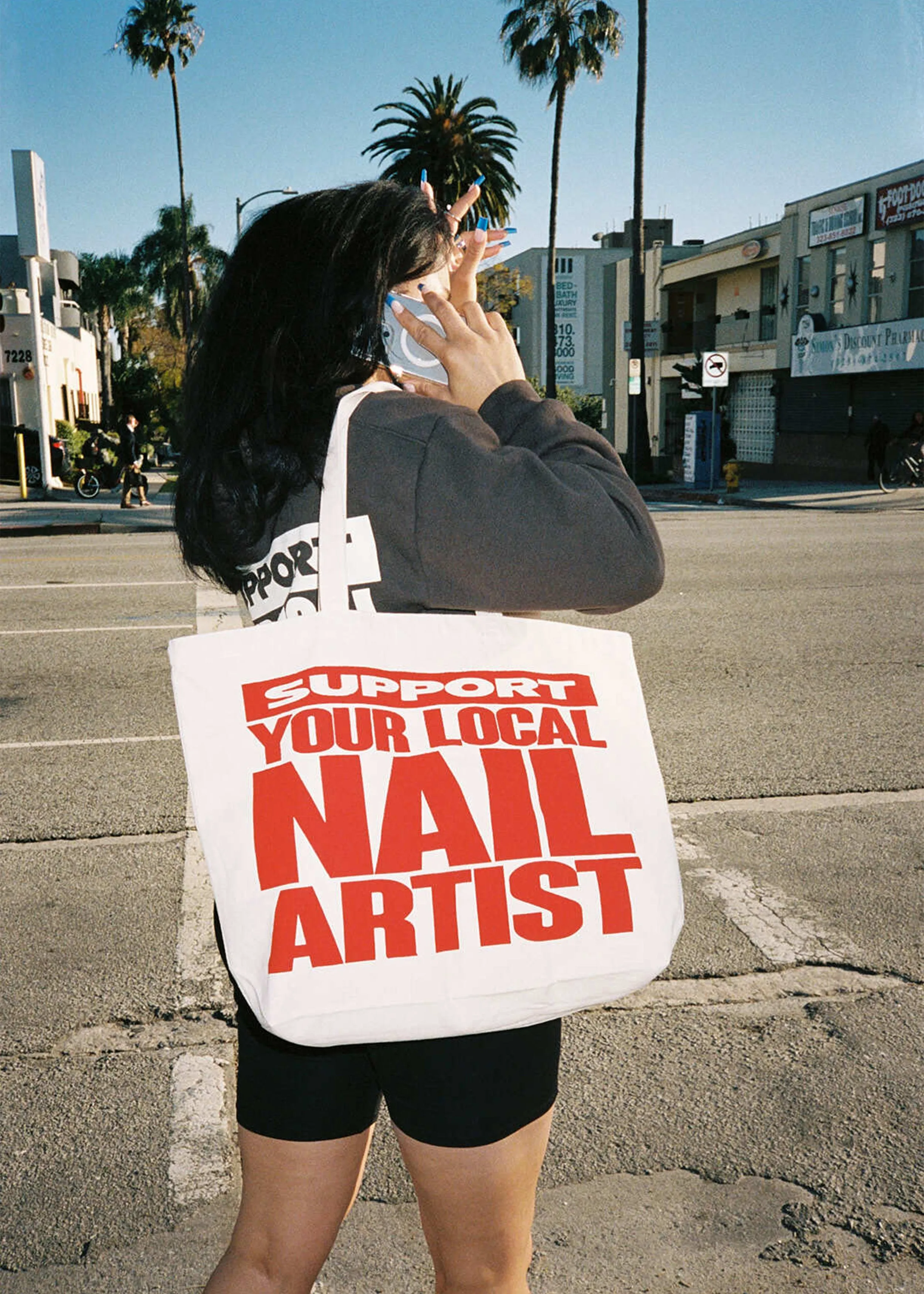 Support Nail Artists Tote Bag