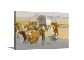 The Emigrants | Frederic Remington Masters Classic Art in Gallery Wrapped Canvas | Various Sizes