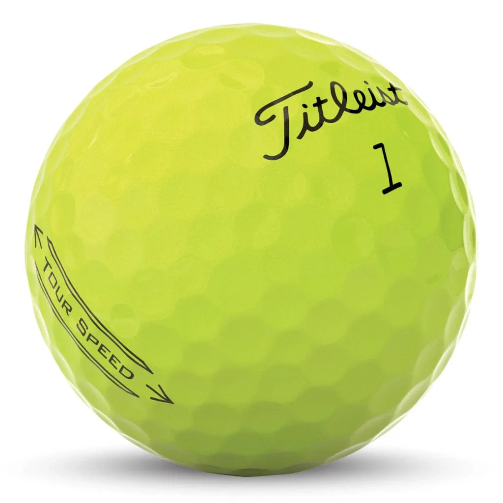 Titleist Tour Speed Golfballen - Geel