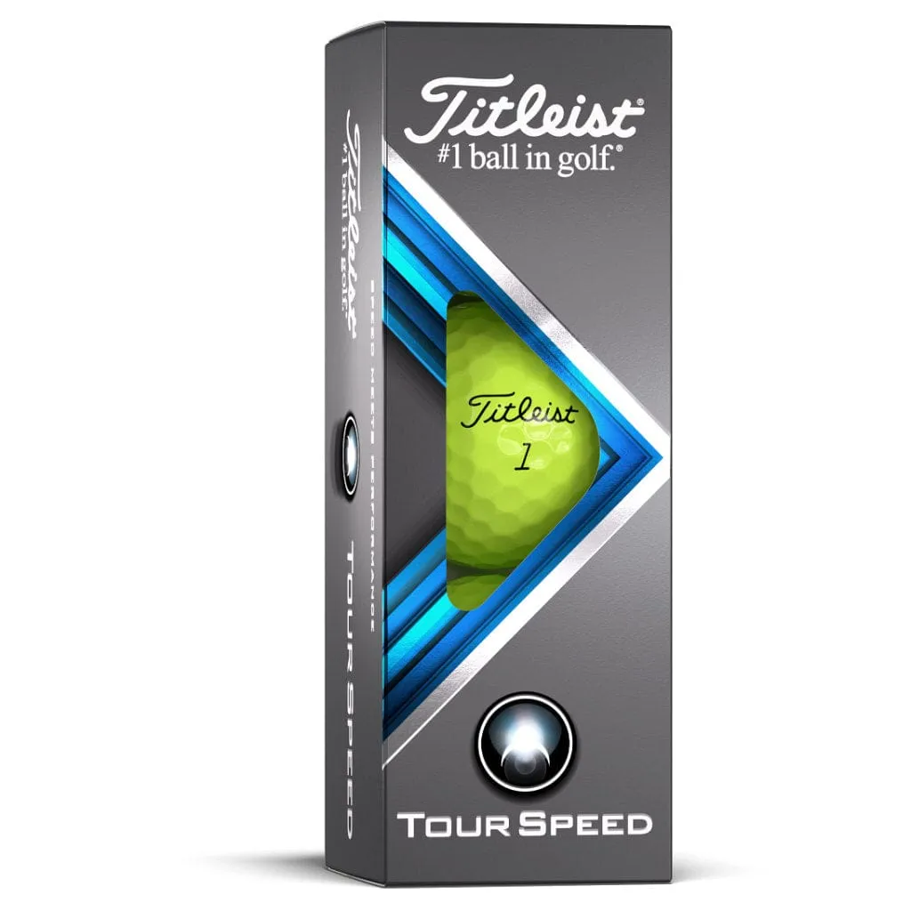 Titleist Tour Speed Golfballen - Geel