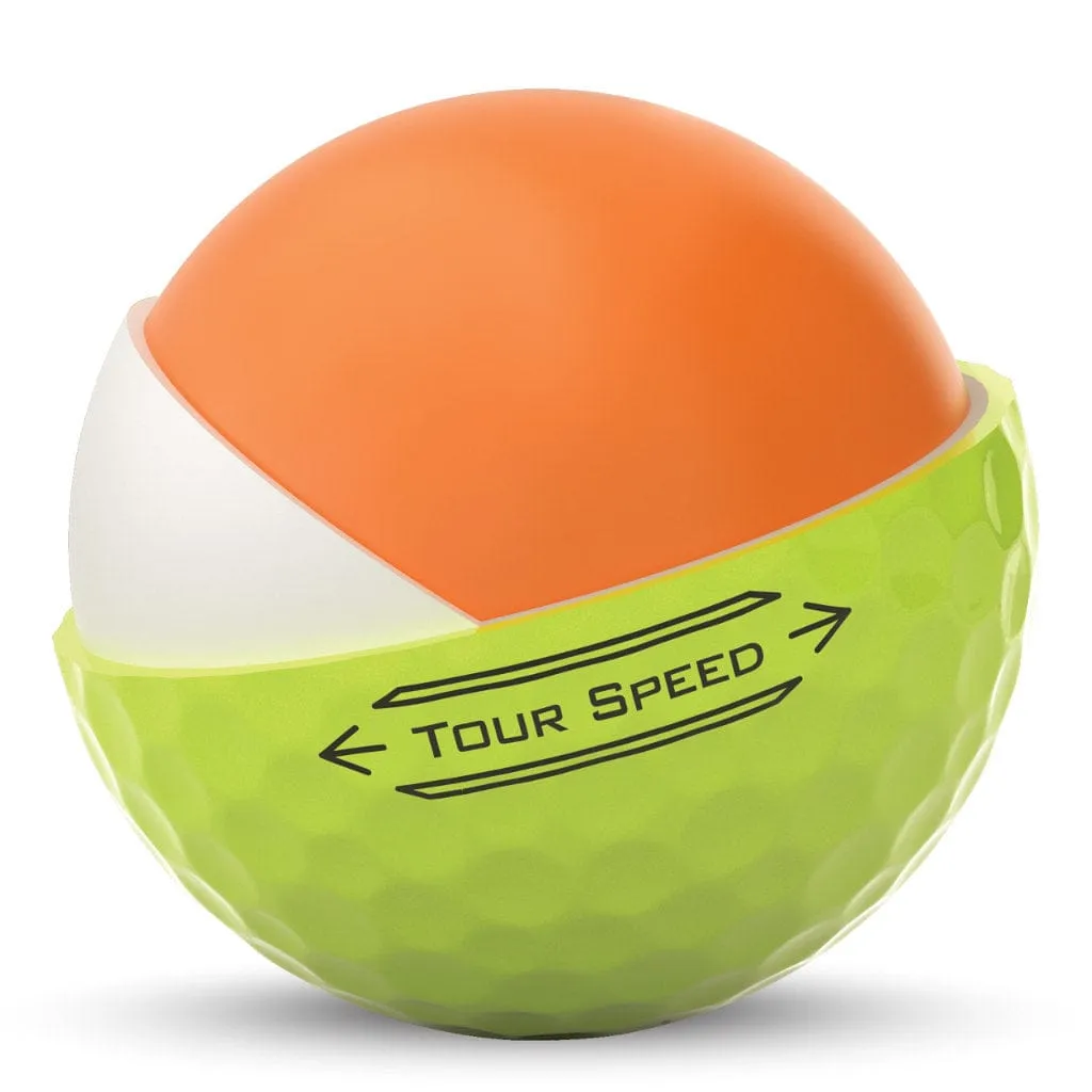 Titleist Tour Speed Golfballen - Geel