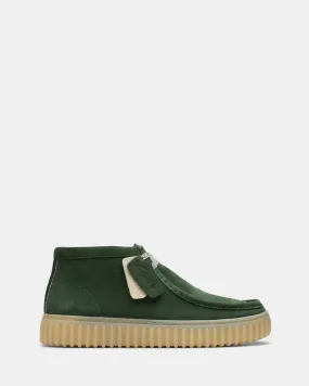 Torhill Hi Dark Green Suede