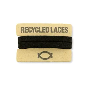 Vegan laces black FLA001