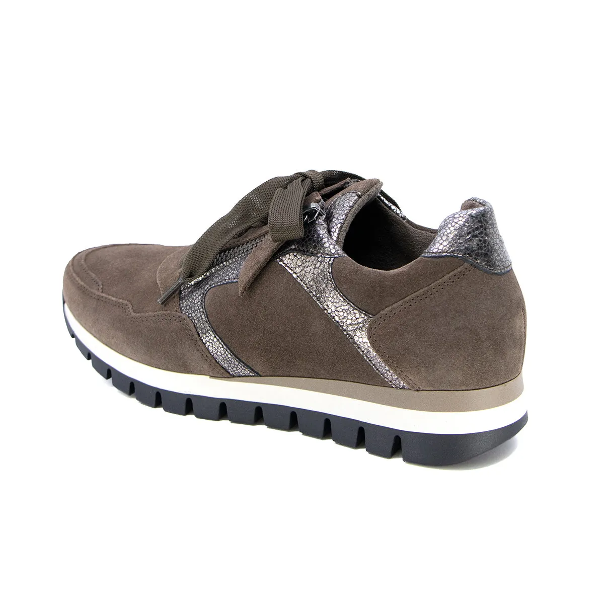 Vida Taupe Soft Walking Sneakers