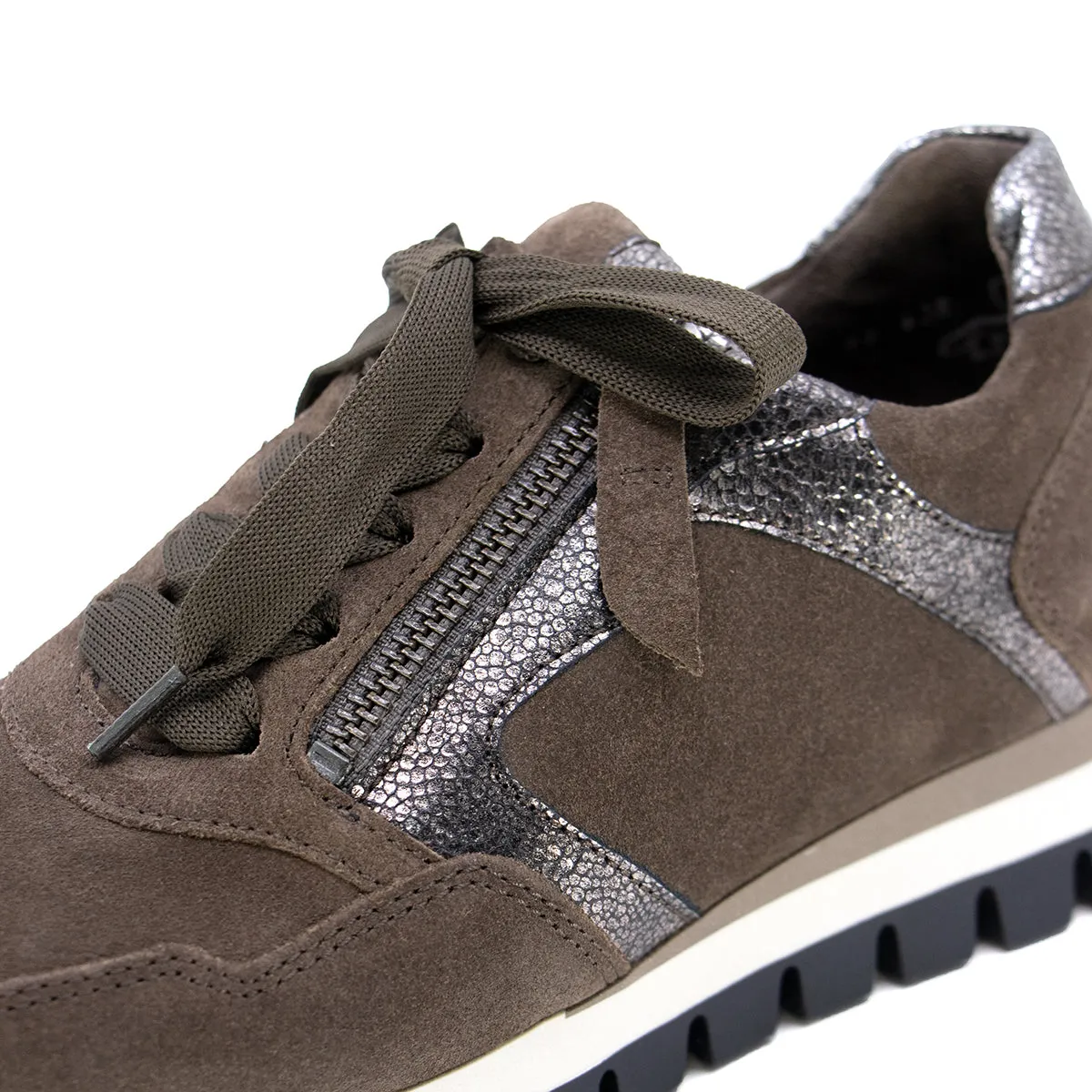 Vida Taupe Soft Walking Sneakers