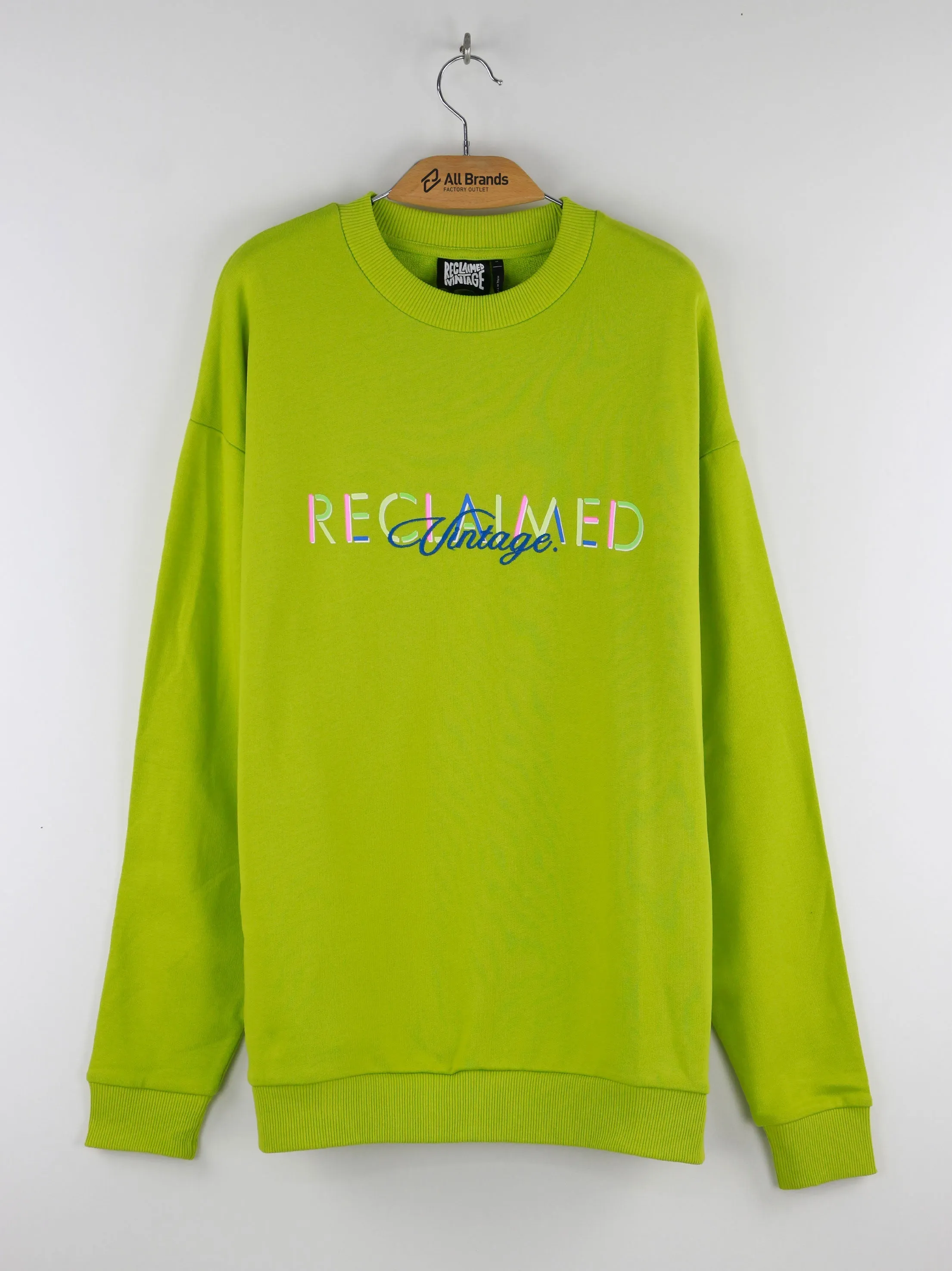 Women's Brand Logo Printed Sweaters,Green